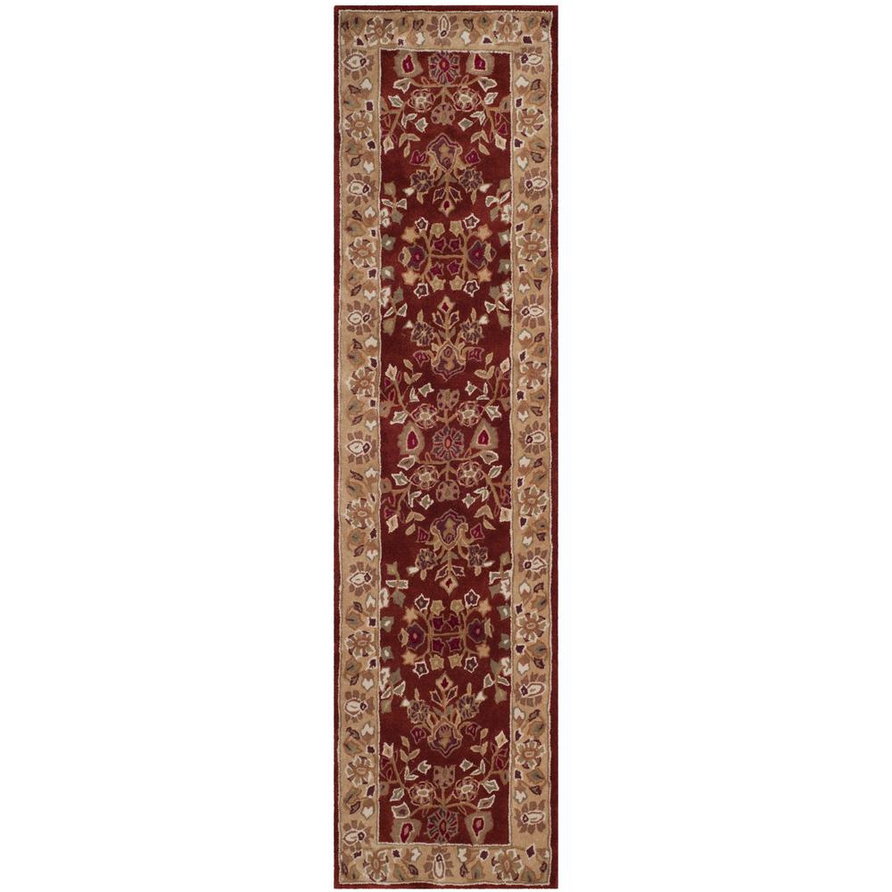 Safavieh Total Performance Rust/Green 2 ft. x 9 ft. Runner RugTLP721B