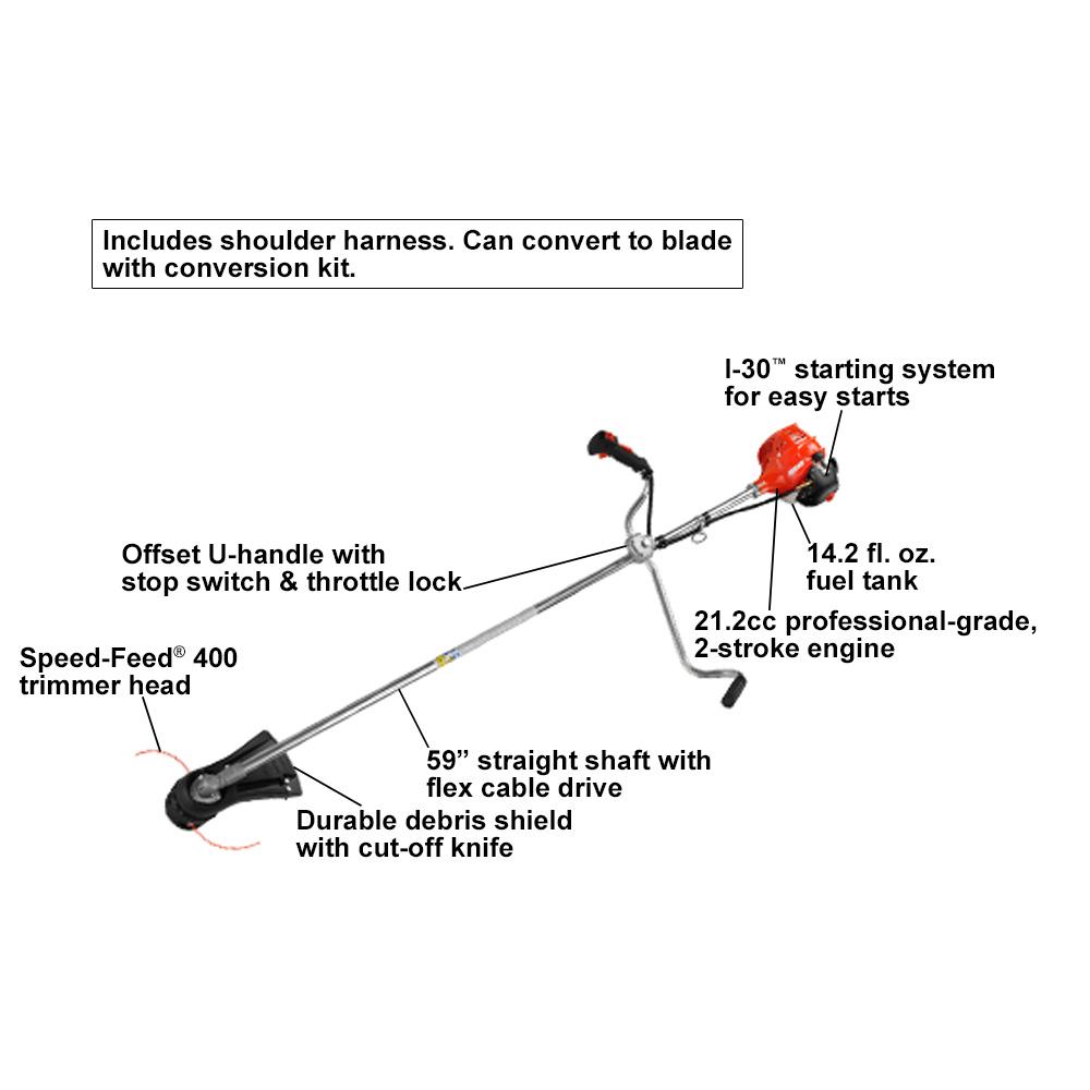 echo brush cutter blade conversion kit