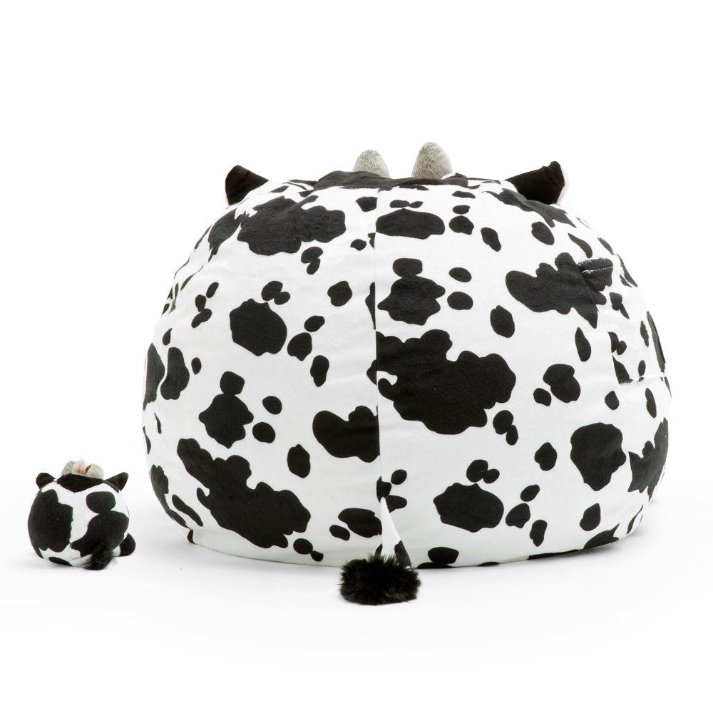 Joe Chloe The Cow Cozy Black And White Plush Bean Bag Joe Chloe The Cow Cozy Black And White Plush Bean Bag