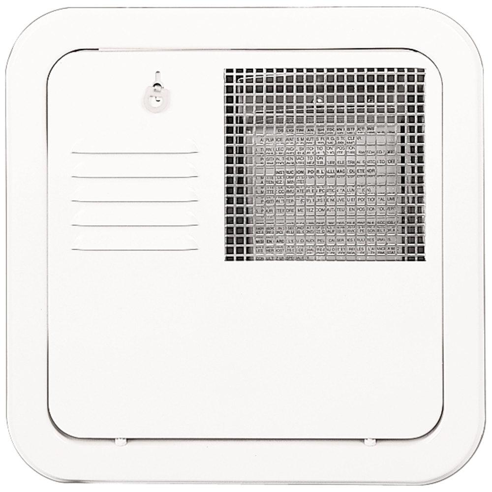 Suburban Flush Mount 6 Gallon Water Heater Door Polar White