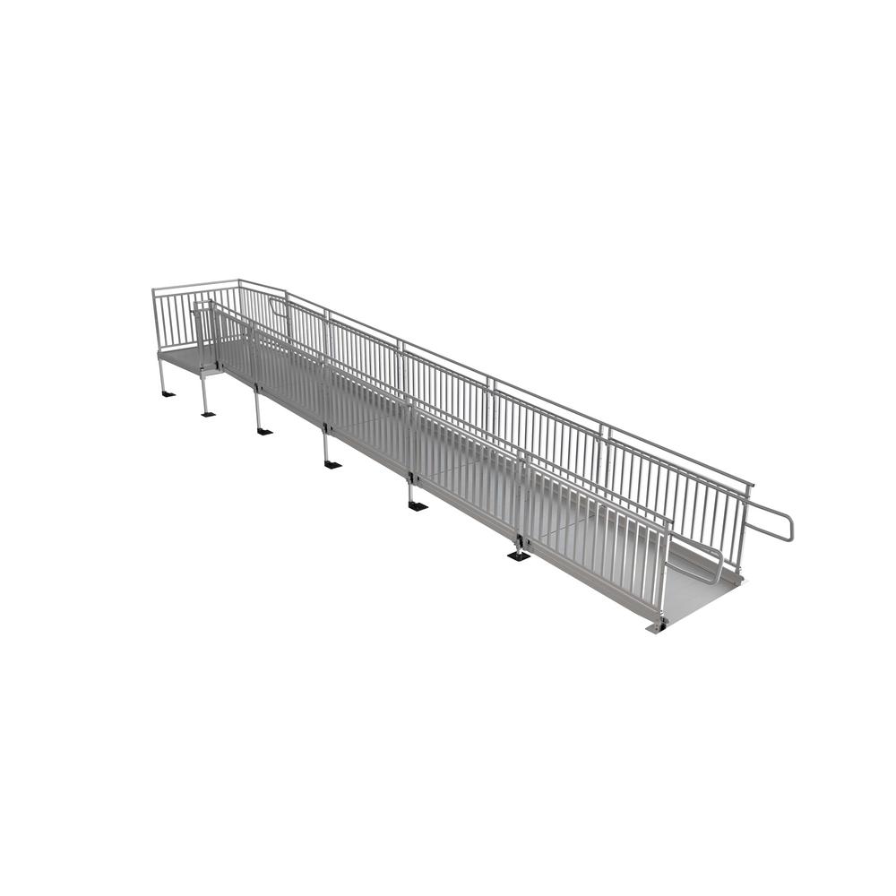 EZ-ACCESS PATHWAY HD 28 ft. Aluminum Code Compliant Modular Wheelchair Ramp System For Sale