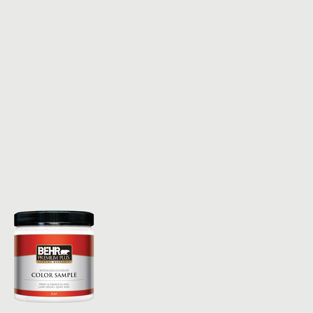 BEHR Premium Plus 8 oz. #HDC-CT-22G Chalk Dust Flat Interior ...