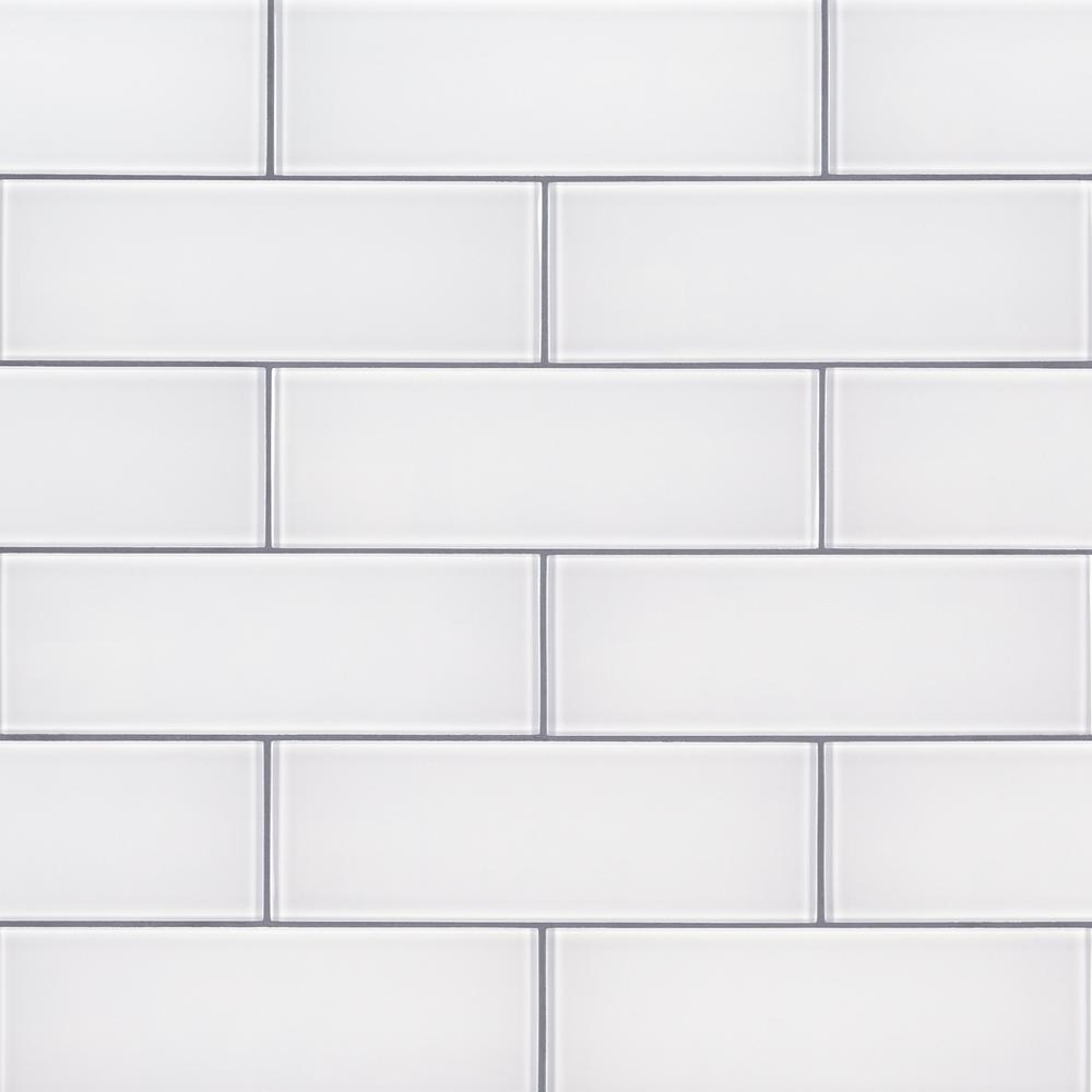 Msi Ice 3 In X 9 8mm Glossy Gl Wall Tile 0 19 Sq Ft X 8mm Glossy Gl Wall Tile