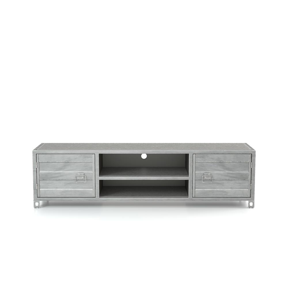 Furniture Of America Hart Silver Metal Tv Stand Idf 5458 The Furniture Of America Hart Silver Metal Tv Stand