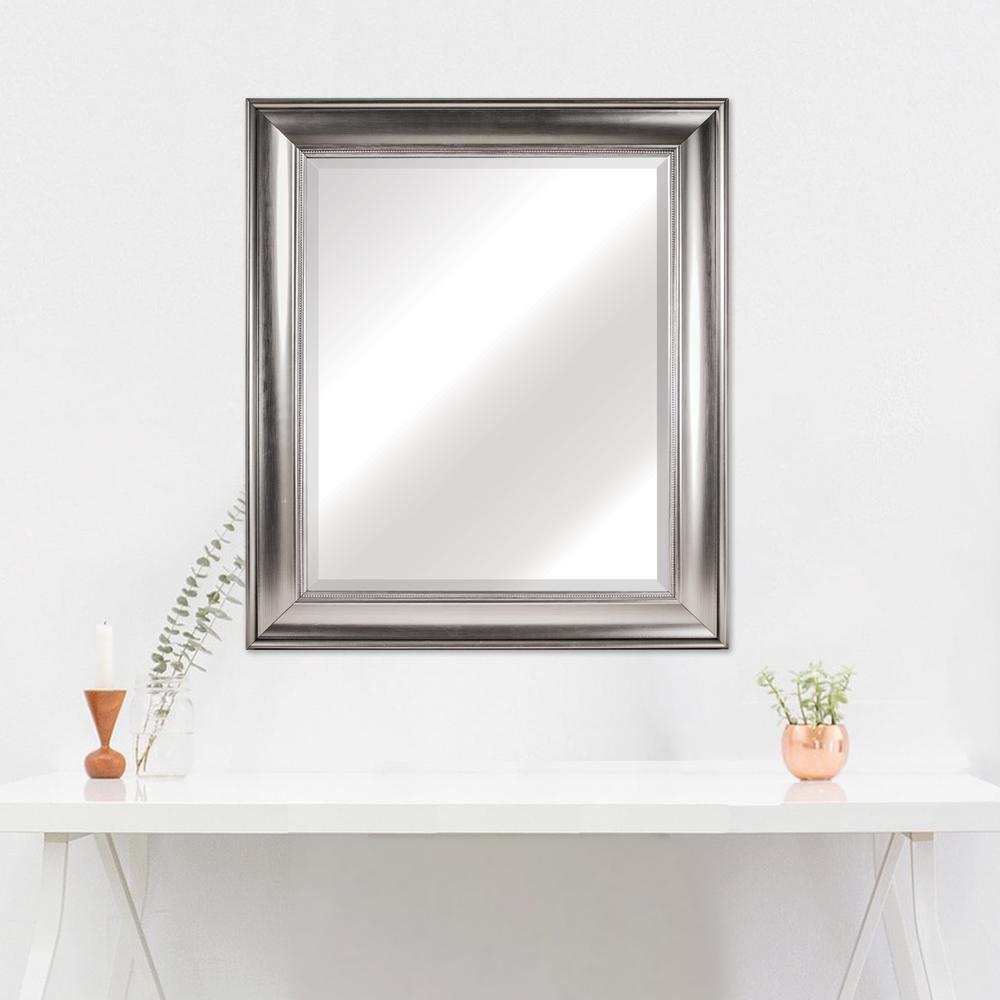 Crystal Art Gallery Clarence Rectangular Silver Vanity Mirror73496WEB