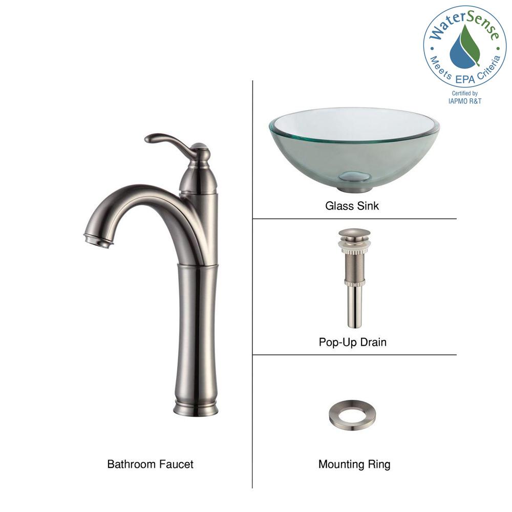 Stunning Photos Of Kraus Rivera Bathroom Vessel Sink Faucet Ideas