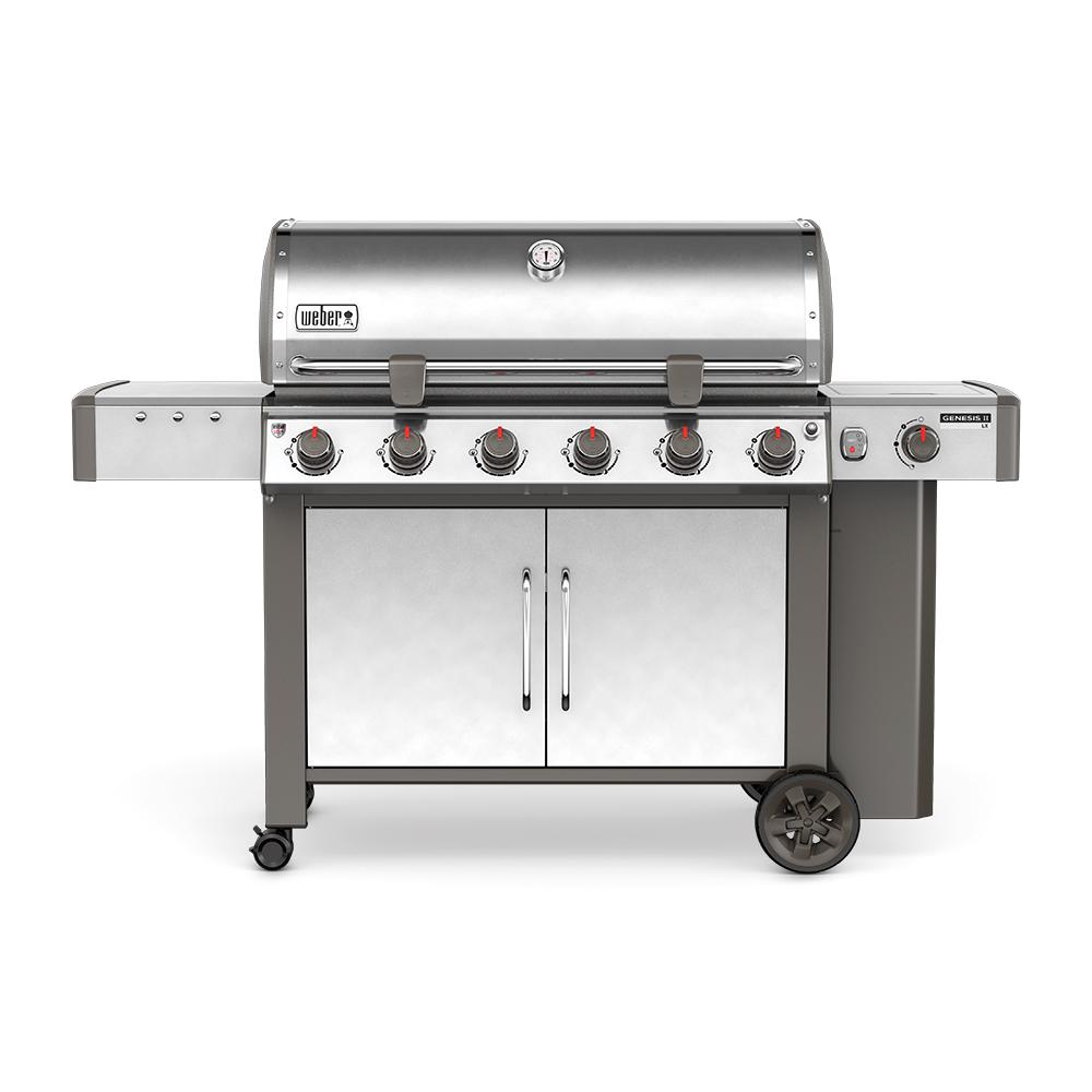 Weber Genesis II LX S-640 6-Burner Propane Gas Grill in Stainless Steel with... by Weber