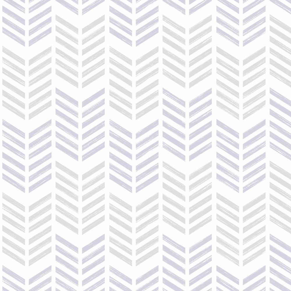Graham & Brown Symmetry Oiti Gray / Mauve Removable Wallpaper100193
