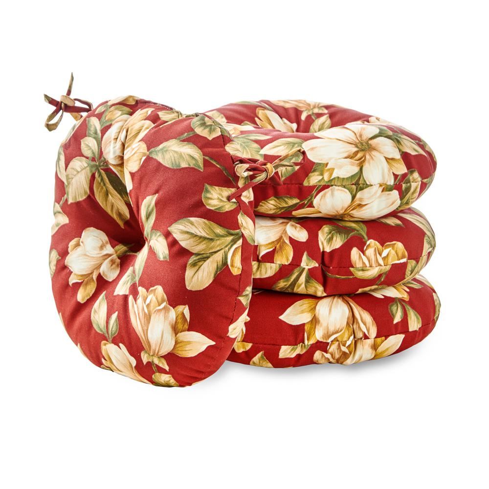 Greendale Home Fashions Roma Floral 15 in. Round Outdoor ...