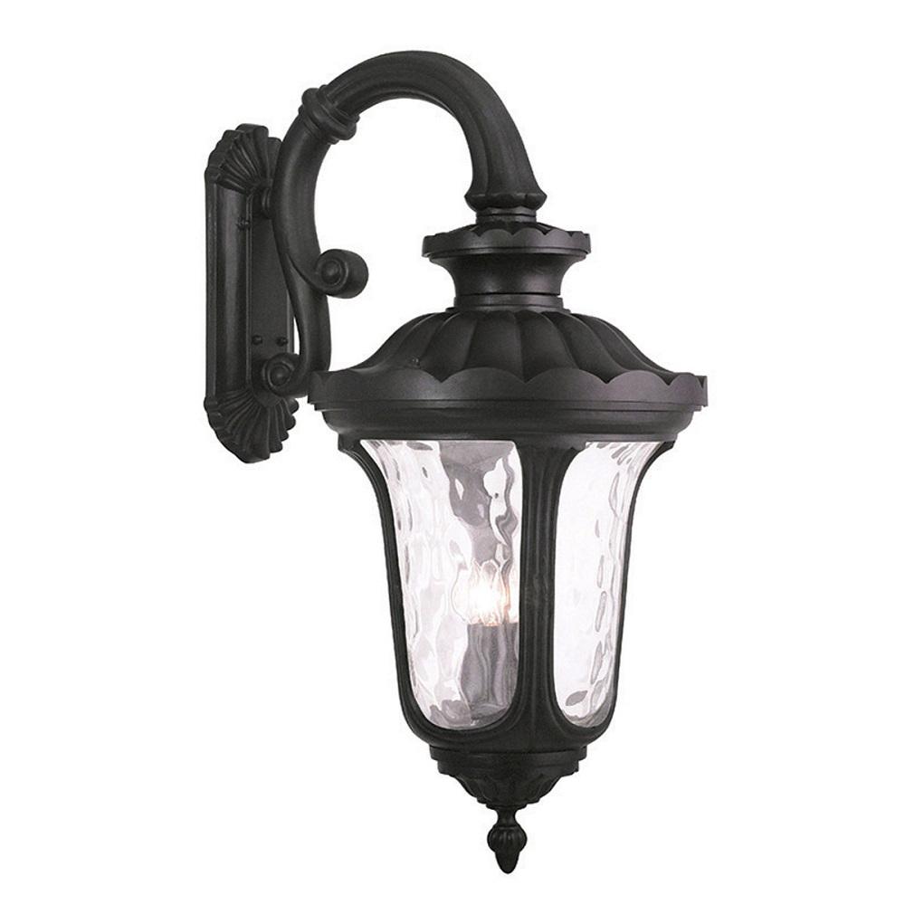 Livex Lighting La 4 Light Black Outdoor Wall Lantern 78701 04 The Livex Lighting La 4 Light Black Outdoor Wall Lantern