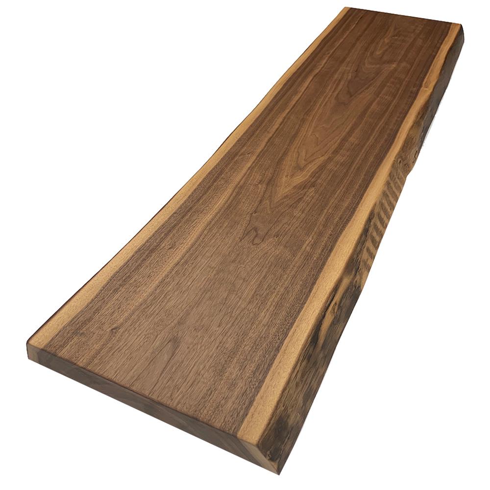 Swaner Hardwood 2 in. x 812 in. x 8 ft. Walnut Live Edge Sawn Board