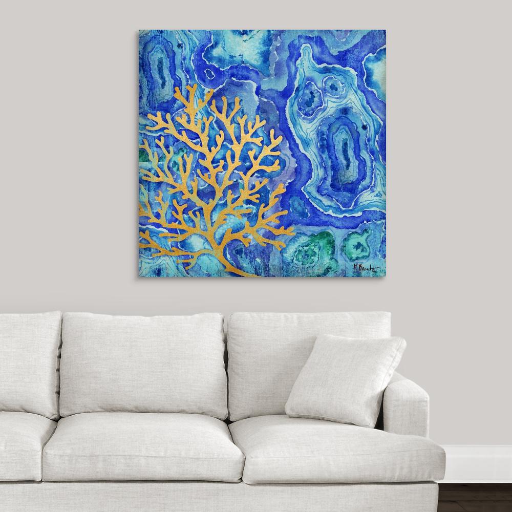 Agate Shell Iii By Paul B Canvas Wall Art