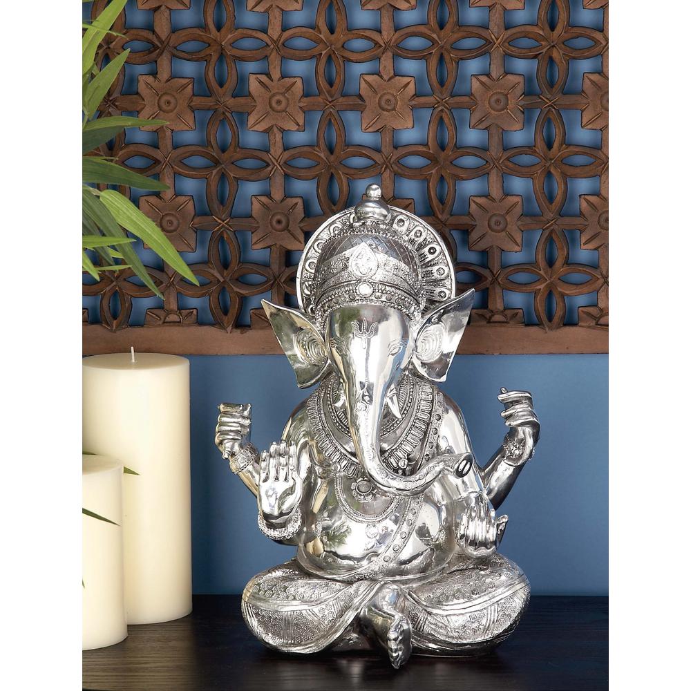 Polystone Ganesh Decor With Religious Blend