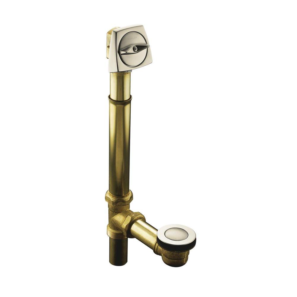 Clearflo 11/2 in. Brass Adjustable Popup Drain in Vibrant Brushed