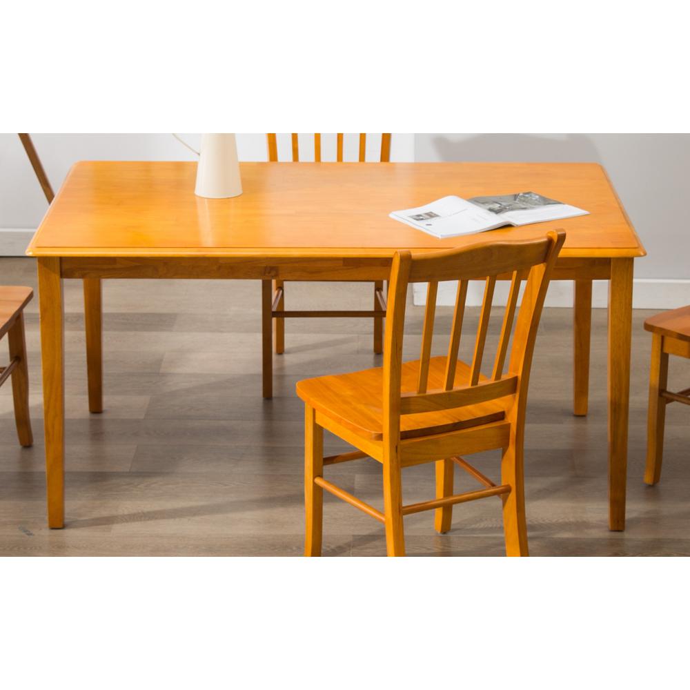 Boraam Oak Shaker Dining Table 70136 The Home Depot