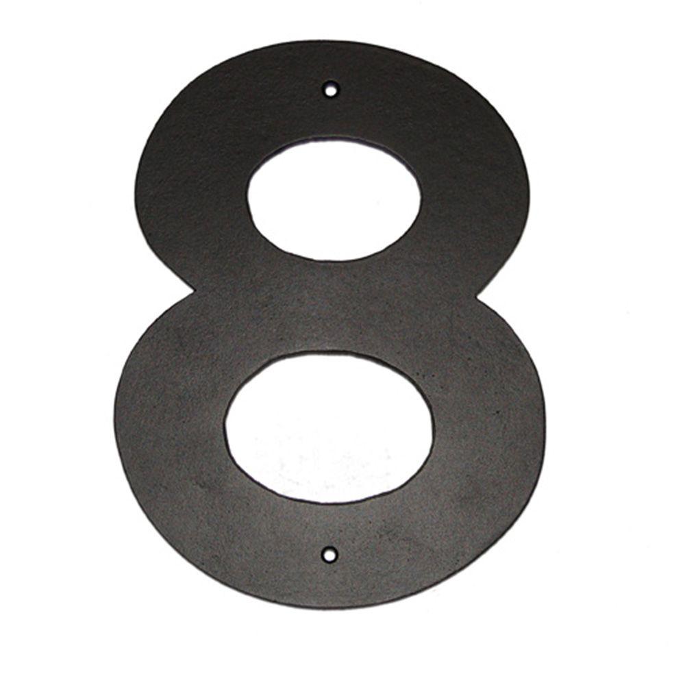 Montague Metal Products 3 In Helvetica House Number 8 Hhn The Helvetica House Number 8