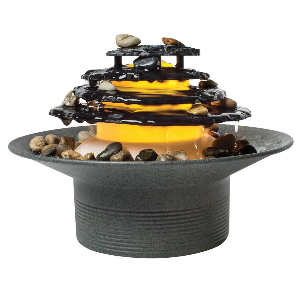 HoMedics Mirra Zen Tabletop Relaxation Fountain in BlackWFL200GY