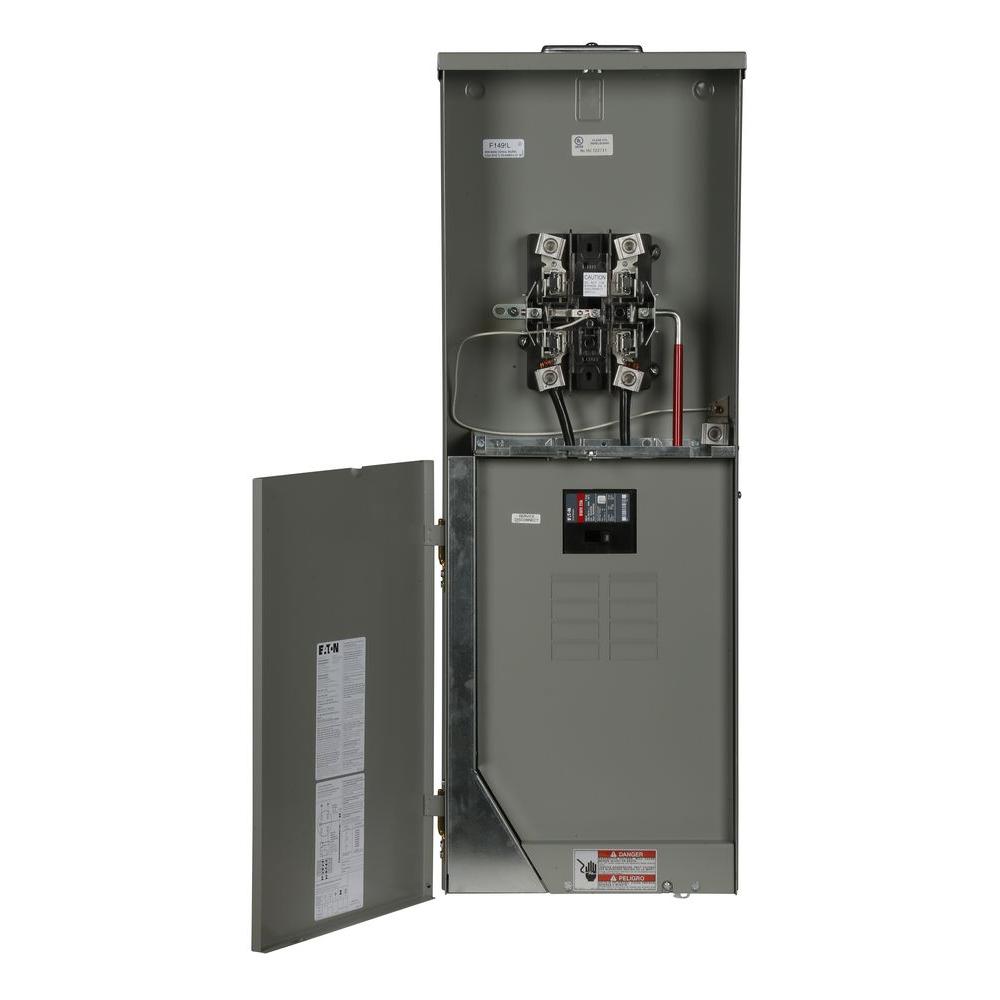 Eaton 200 Amp 8Space 16Circuit BR Type Main Meter BreakerMBX816B200BTS The Home Depot