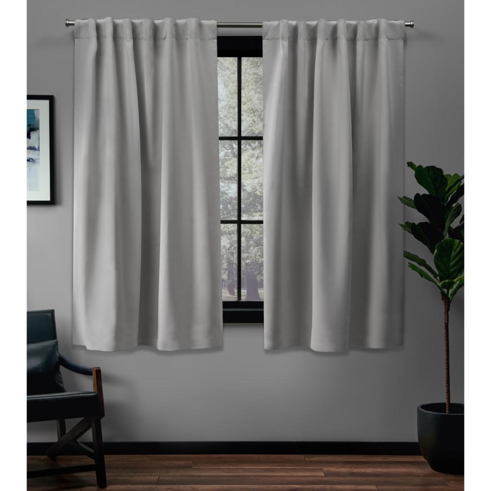 Exclusive Home Curtains Sateen 52 In W X 63 In L Woven Blackout