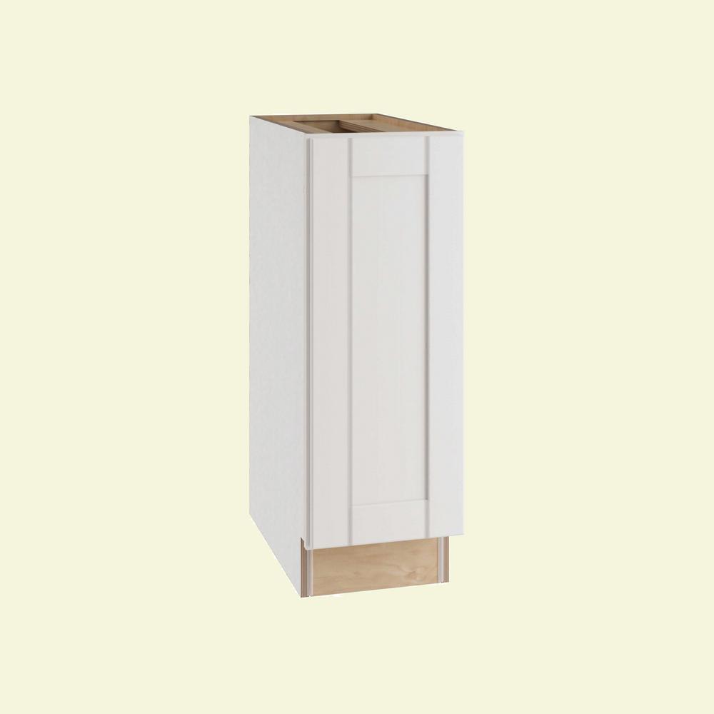 ALL WOOD CABINETRY LLC Express Assembled 9 in. x 34.5 in. x 24 in. Base Full Height Cabinet in Vesper White was $192.44 now $133.7 (31.0% off)