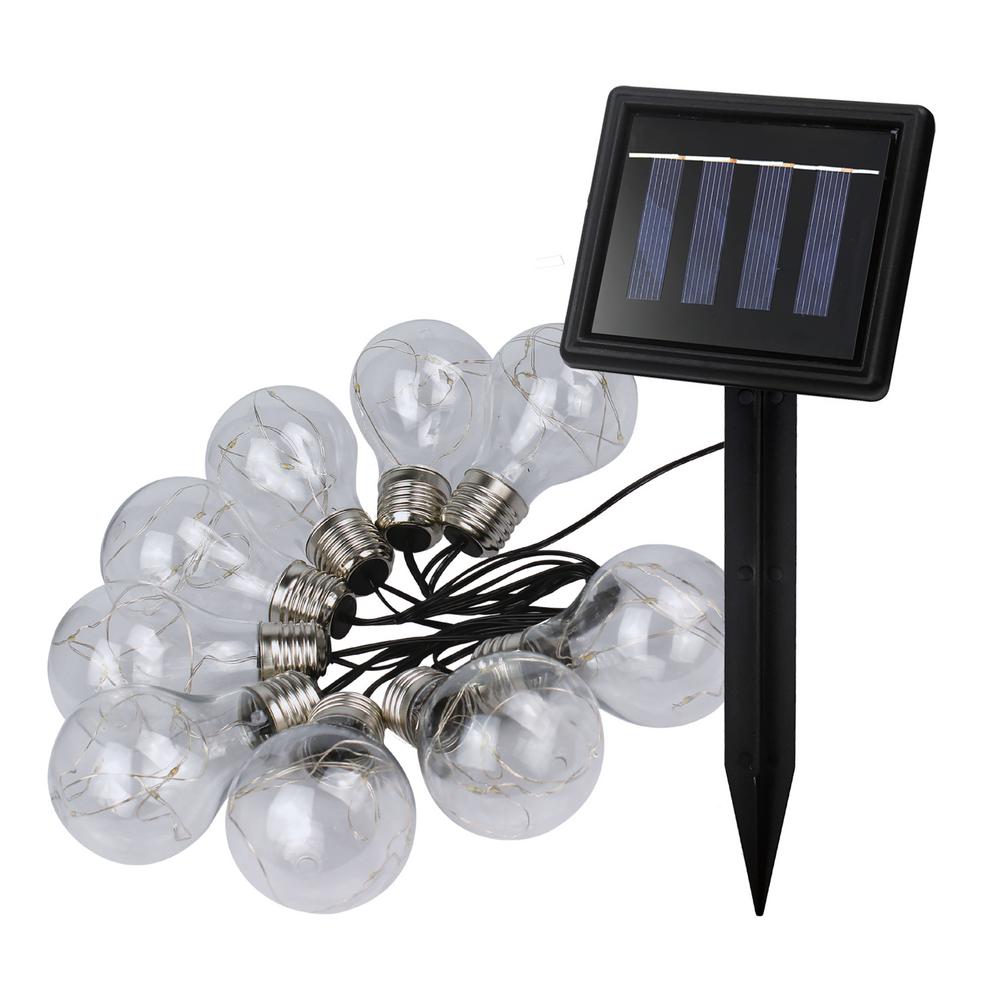 Soft White String Lights Outdoor Lighting The Home Depot Soft White String Lights Outdoor