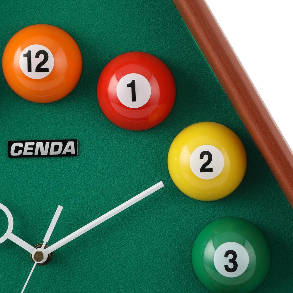 Pool Table Wall Clock PT8803B The Home Depot