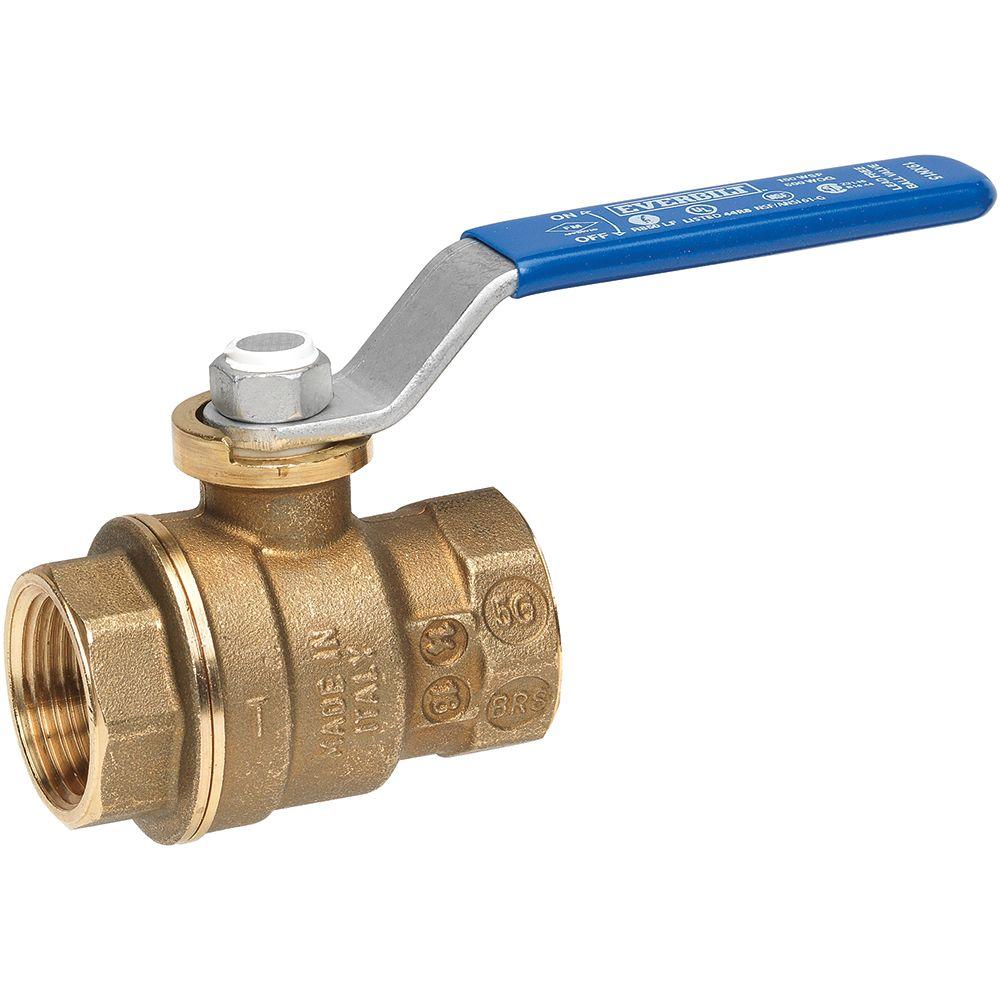 11/4 in. Lead Free Brass Threaded FPT x FPT Ball Valve1162114EB