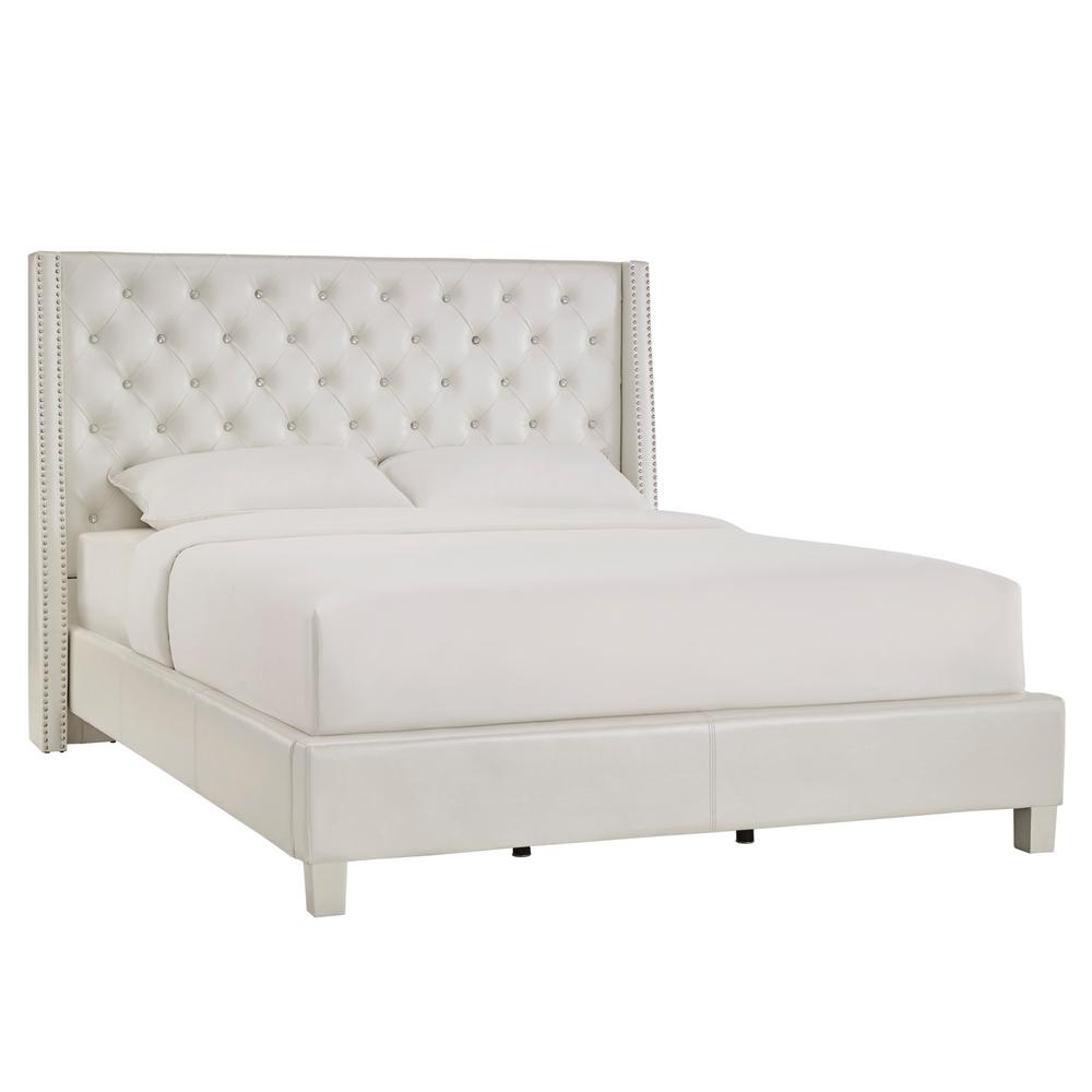 Homesullivan Venus Ivory Metallic Queen Standard Bed 40e300bq 1iwpub Homesullivan Venus Ivory Metallic Queen Standard Bed 40e300bq 1iwpub The Home Depot