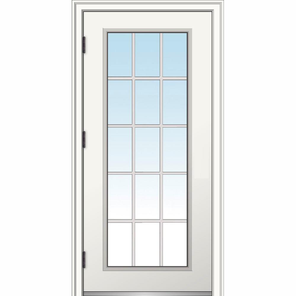 Classic 30 X 80 Steel Doors Front Doors The Home Depot