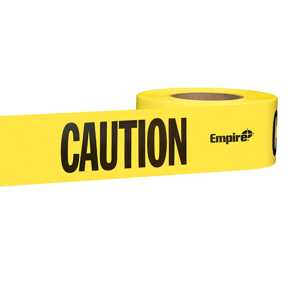 EMPIRE Caution Tape (3Pack) 3 in. x 1000 ft. Marking Tape Tail Gating