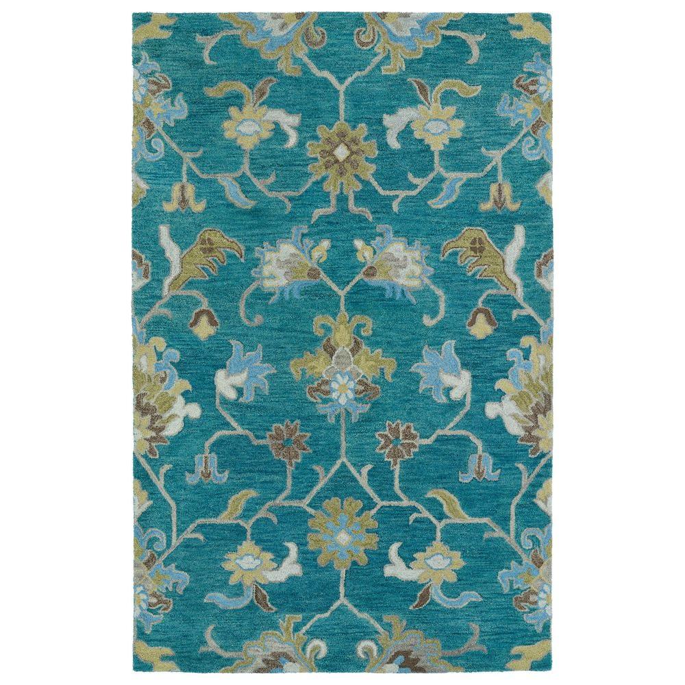 Kaleen Helena Turquoise 10 Ft X 14 Area Rug 3209 78 1014 The Kaleen Helena Turquoise 10 Ft X 14 Area Rug