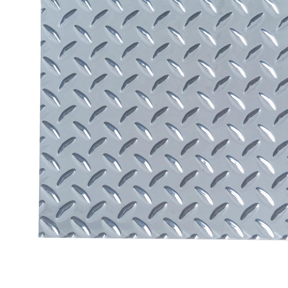 M D Building Products 3 Ft X 3 Ft Diamond Tread Aluminum Sheet Heavy Weight 57567 The Home Depot