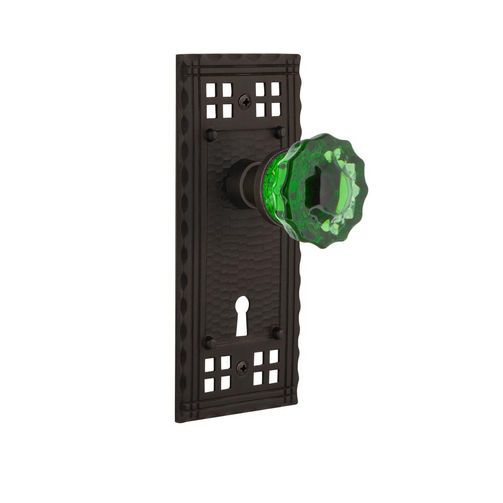 Nostalgic Warehouse Craftsman Plate With Keyhole Single Dummy