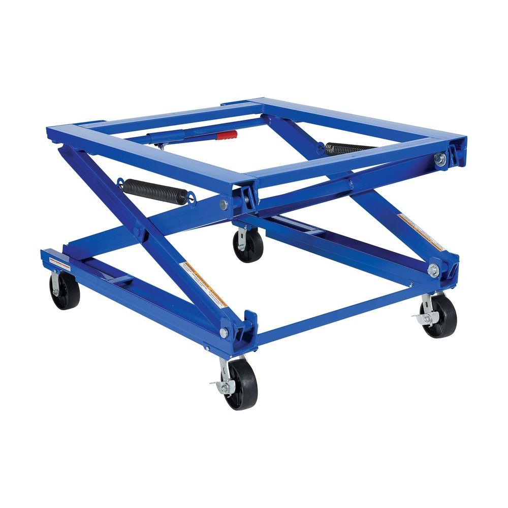 Vestil 1,500 lb. Adjustable Pallet Stand with Optional Caster KitPS