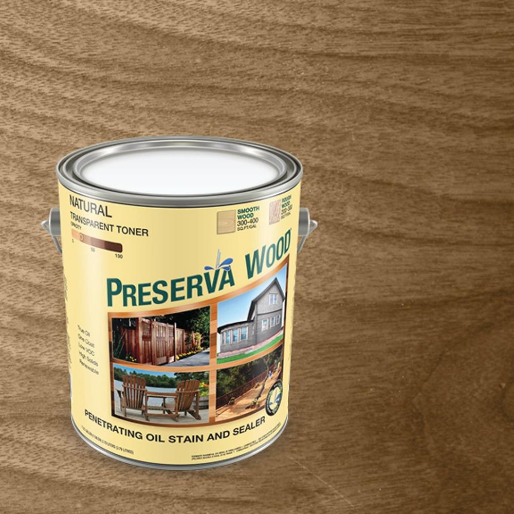 Preserva Wood 1 Gal. OilBased Transparent Natural