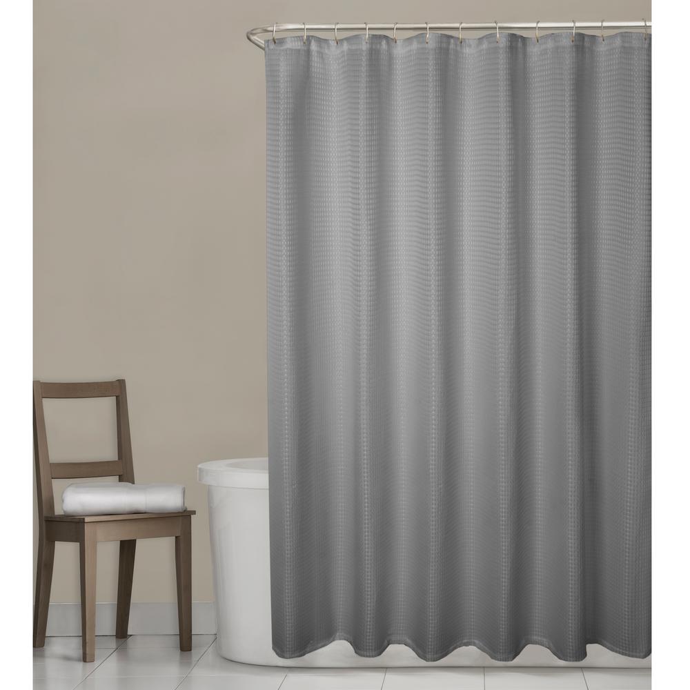 Design S Fabric 79 In Polyester Shower Curtain With 12 Matching