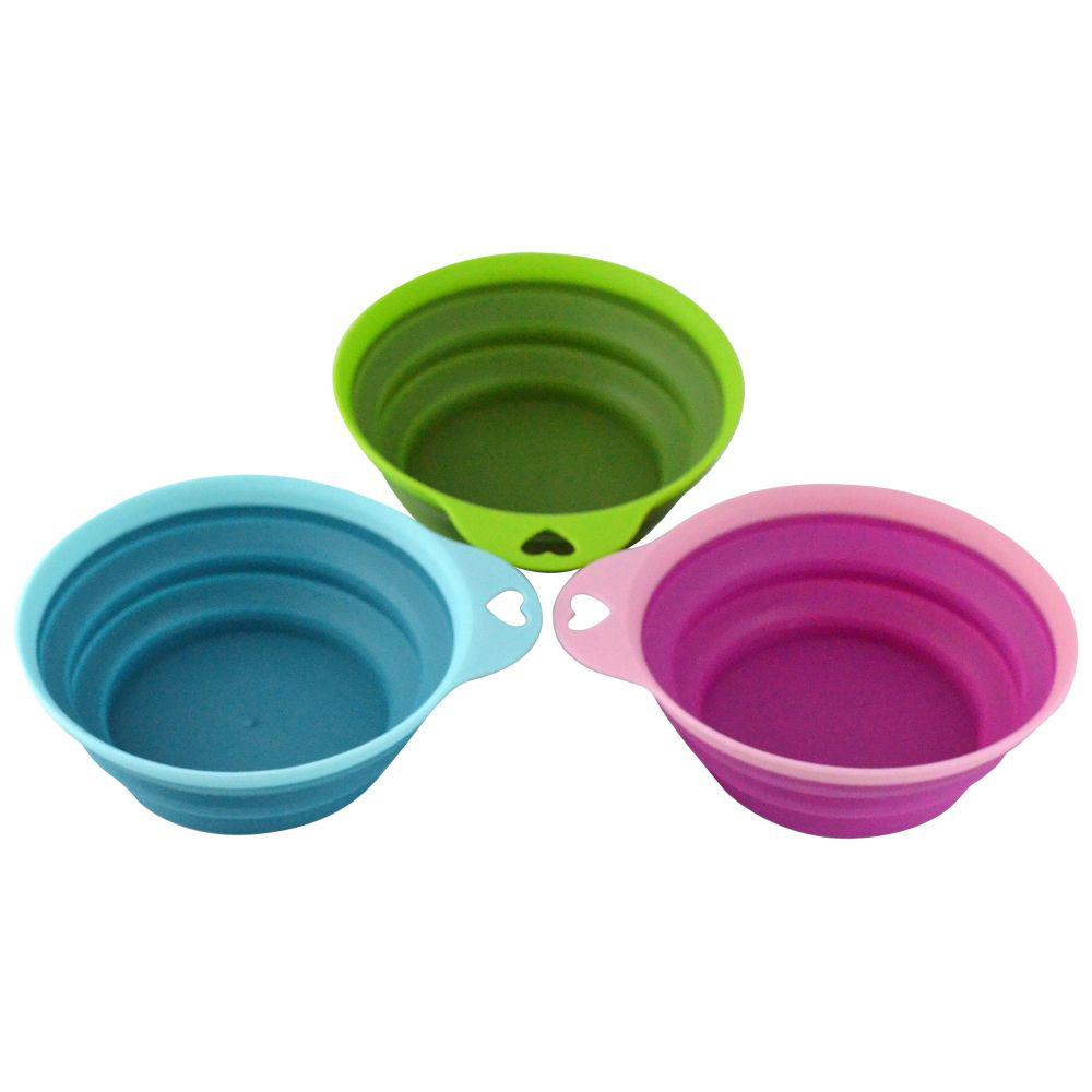Southern Homewares 3 Piece Collapsible Silicone Bowl Sh Hd 10152 Southern Homewares 3 Piece Collapsible Silicone Bowl