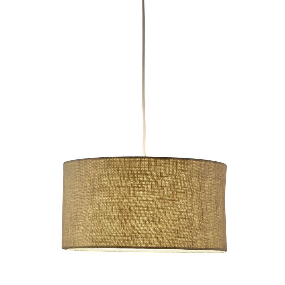 Adesso Harvest 1 Light Burlap Drum Pendant 4001 18 The Home Depot - Burlap Pendant Chandelier Adesso Harvest 1 Light Burlap Drum Pendant 4001 18 The Home Depot - Burlap Pendant Chandelier