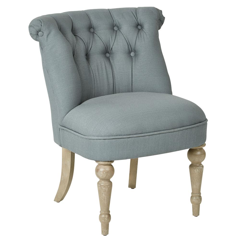 Ave Six Aubrey Klein Sea Tufted Side Chair Aubas K21 The Home Depot Ave Six Aubrey Klein Sea Tufted Side Chair