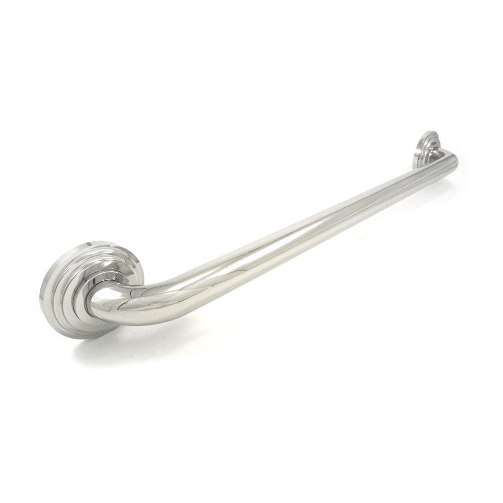 WingIts Platinum Designer Series 42 in. x 1.25 in. Grab Bar TriStep in