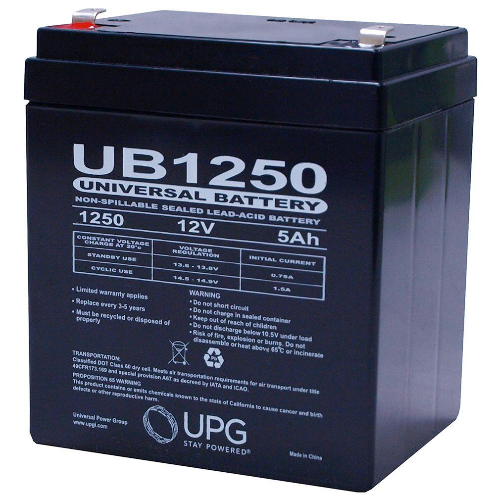 UPG 12-Volt SLA F1 Terminal AGM Battery by UPG
