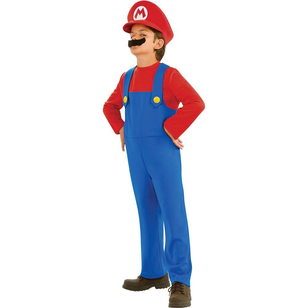 Disguise Child Super Mario Bros Mario Costume-R883653_L - The Home Depot