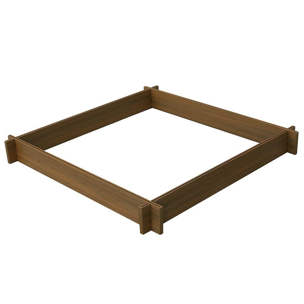 UPC 856966004039 product image for NewTechWood 48 in. x 5.5 in. Peruvian Teak Composite Raised Garden Bed Planter K | upcitemdb.com