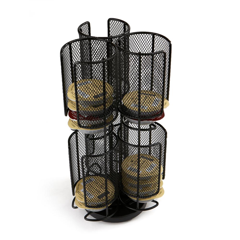 Mind Reader 2 Tier Mesh Spinning Tassimo T Disc Storage Carousel