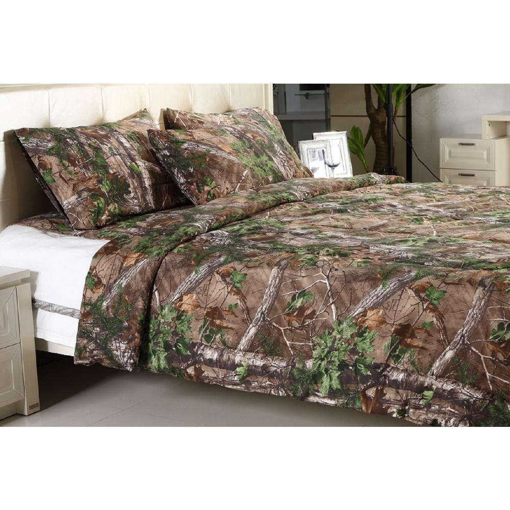 Realtree Xtra Green Queen Comforter Rtxgcomf The Home Depot Realtree Xtra Green Queen Comforter