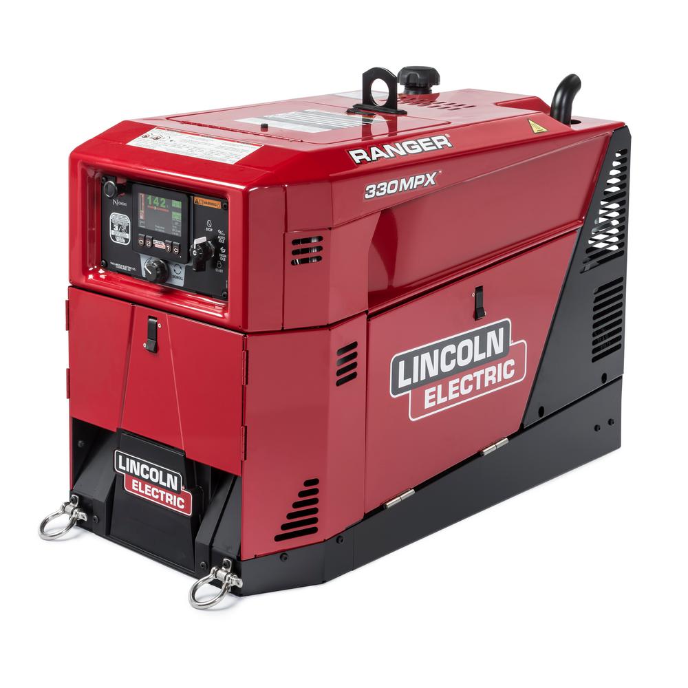 Lincoln Electric Ranger 330 MPX 330 Amp Gasoline Engine Driven Welder with Easy-to Use Digital User Interface For Sale