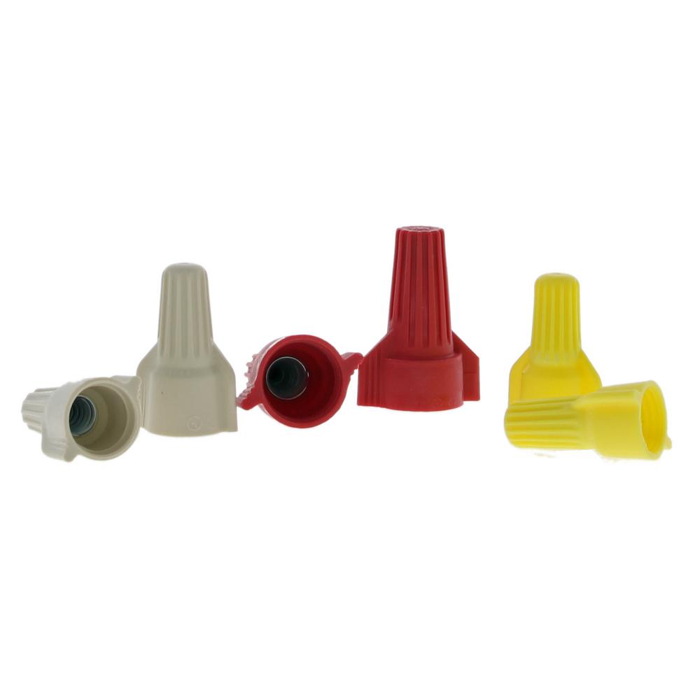 Ideal Twister PRO Wire Connector, 344, Red/Yellow, (250Pack)30244J The Home Depot