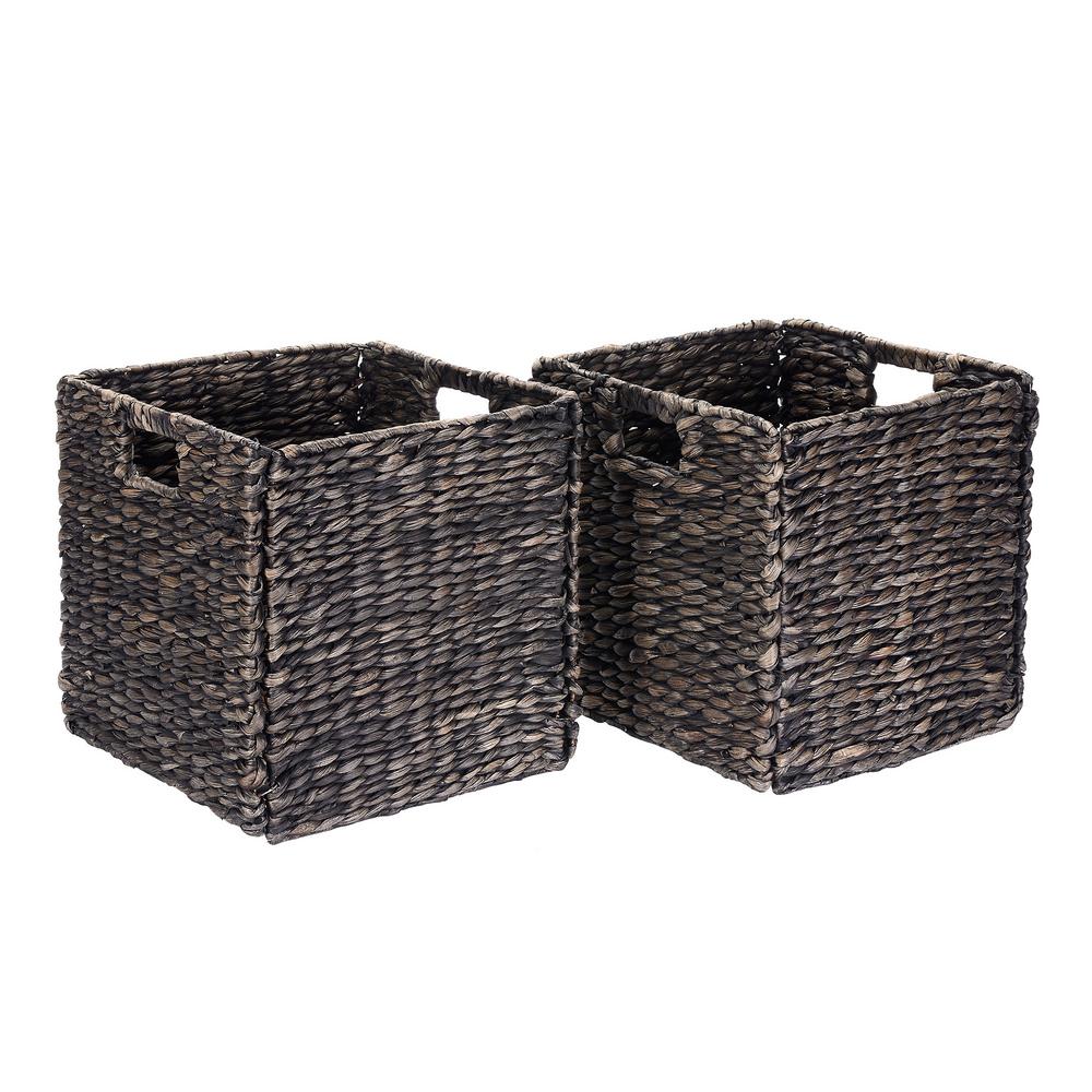 Water Hyacinth Wicker Foldable Basket 