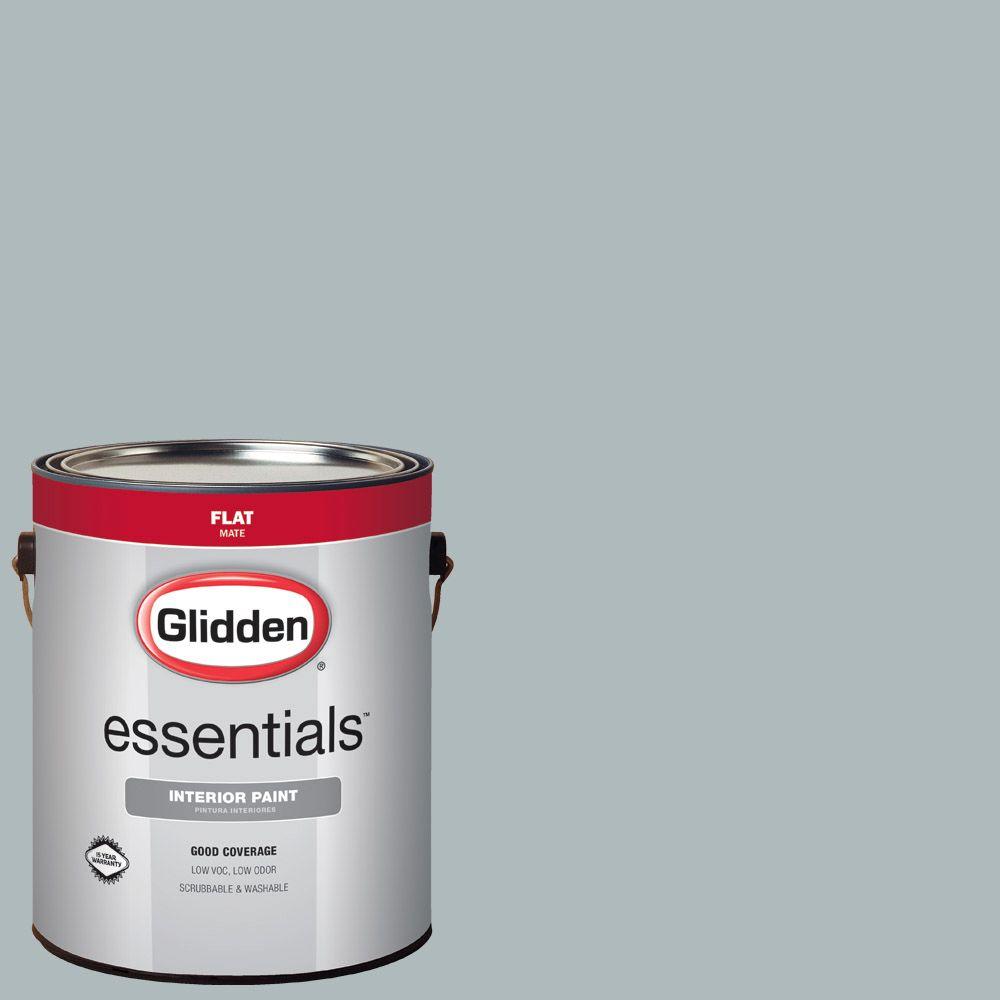 Glidden Essentials 1 Gal Hdgcn41d Soft Feather Grey Flat Interior Hdgcn41d Soft Feather Grey Flat Interior Paint