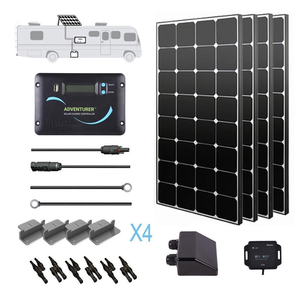 Renogy 400 Watt 12 Volt Monocrystalline Solar Rv Kit For Off Grid Solar System